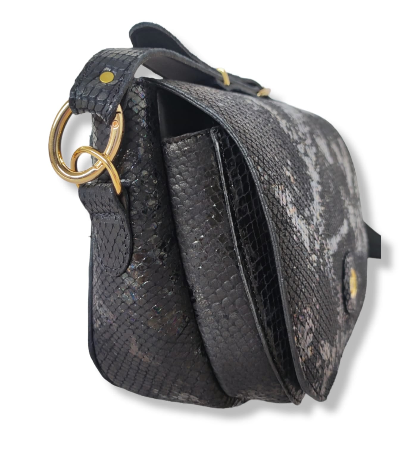 MIA - saddle bag - borsa con tracolla in pelle stampata - limited edition