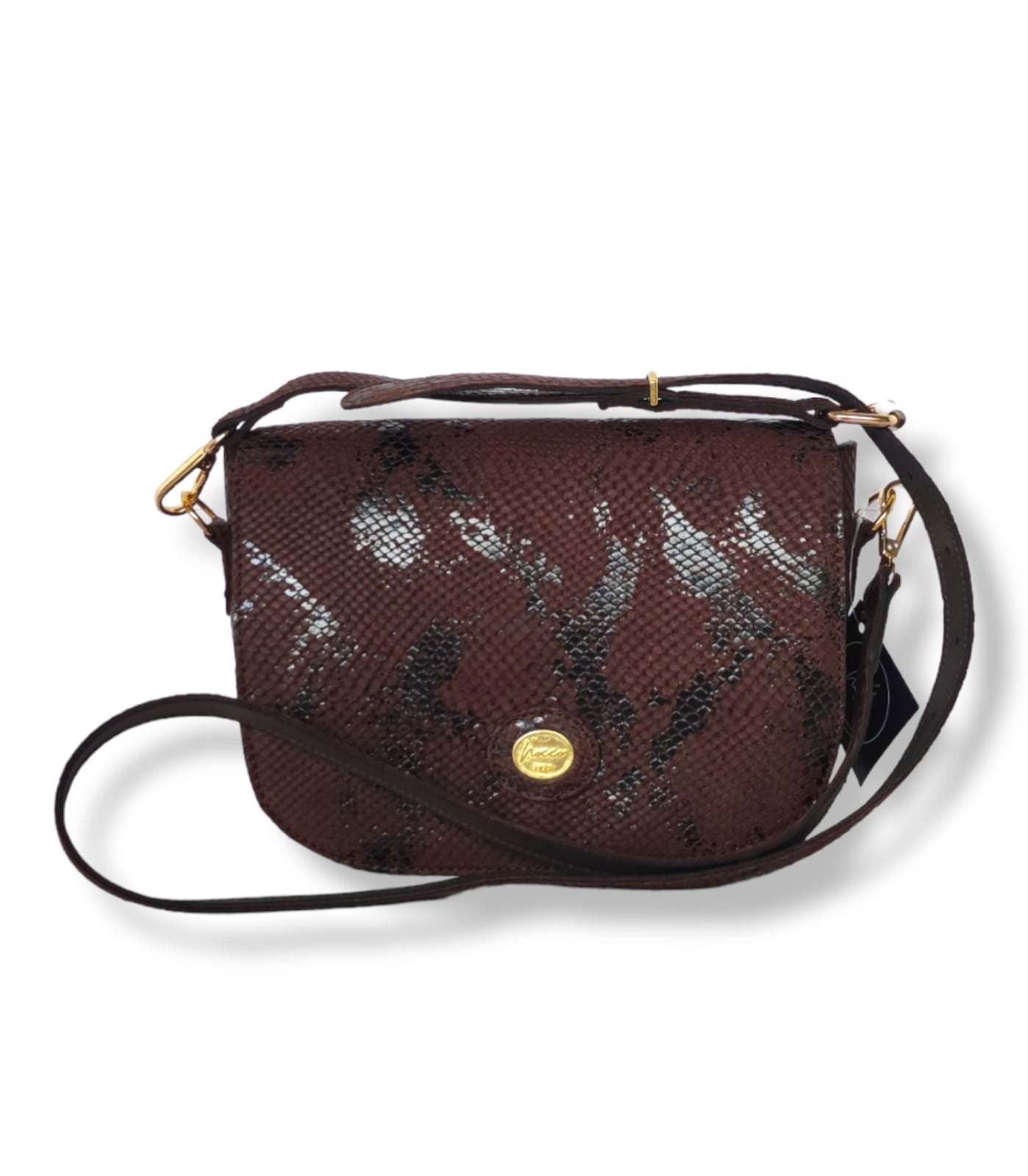 MIA - saddle bag - borsa con tracolla in pelle stampata - limited edition